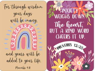 #161- Encouragement Scripture Cards $5.00 (12 Variety Cards)